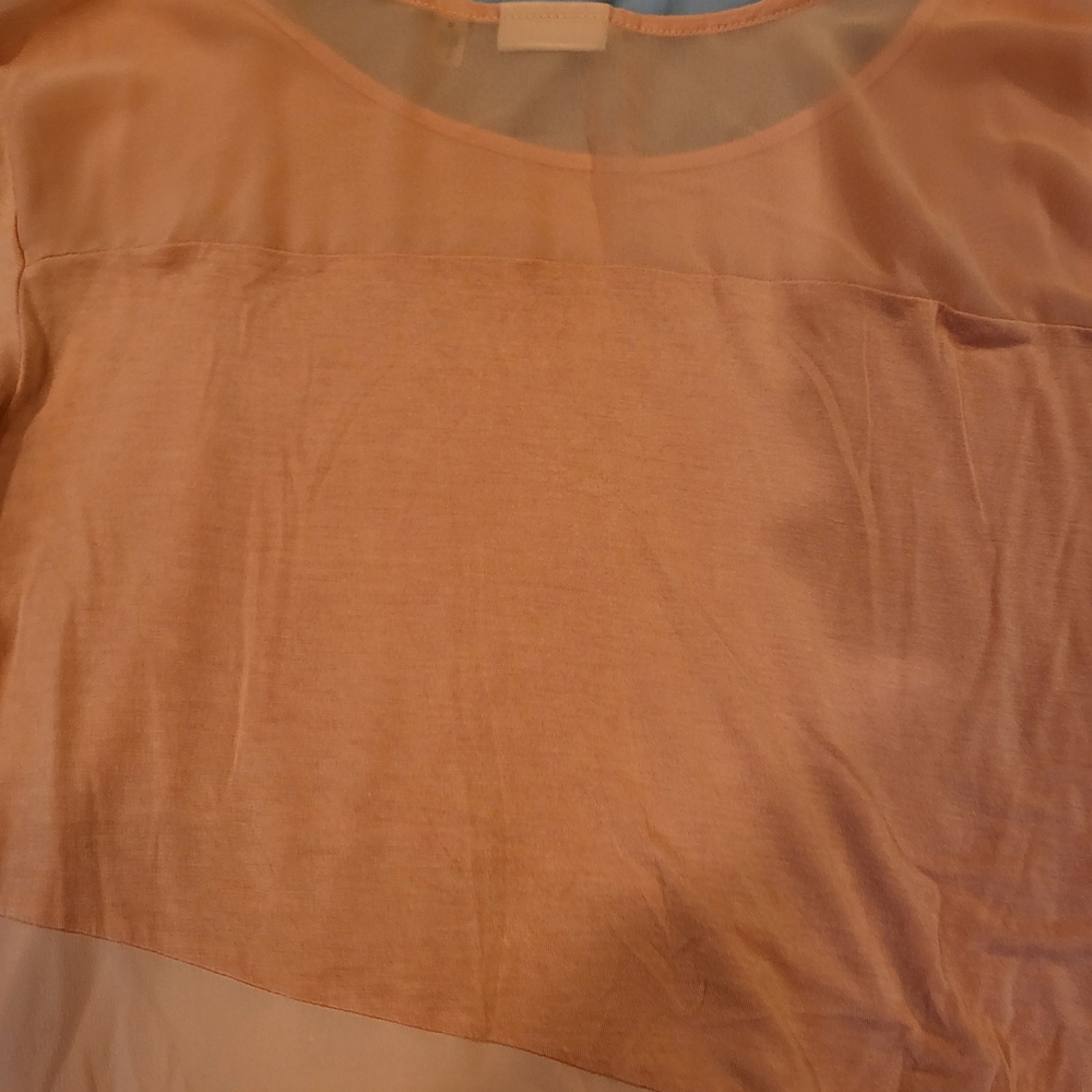 DKNYC Women's Peach Long Sleeve Top - Picture 4 of 6